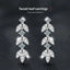S925 D-Color Moissanite Dangle Earrings – Elegant Fringe Design