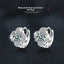1CT D-Color Moissanite Clover Earrings – S925 Sterling Silver
