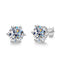 2CT D VVS1 Moissanite Stud Earrings – 925 Sterling Silver