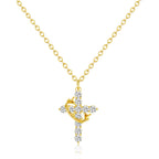 Crown Cross Necklace