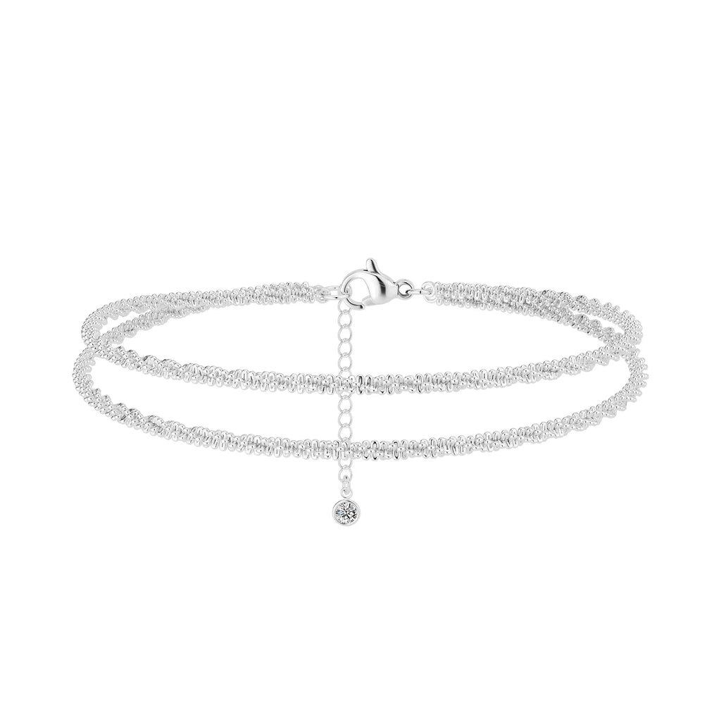 Dainty Layered Anklet