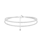 Dainty Layered Anklet