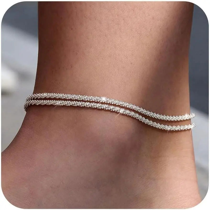 Dainty Layered Anklet