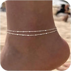 Dainty Layered Anklet