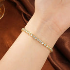 D VVS1 Moissanite Tennis Bracelet – 14K Gold Filled