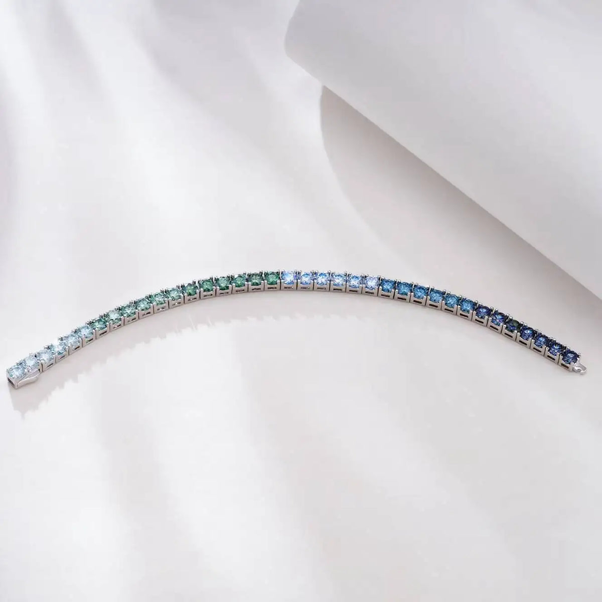D VVS1 Moissanite Tennis Bracelet – 925 Sterling Silver, 4MM
