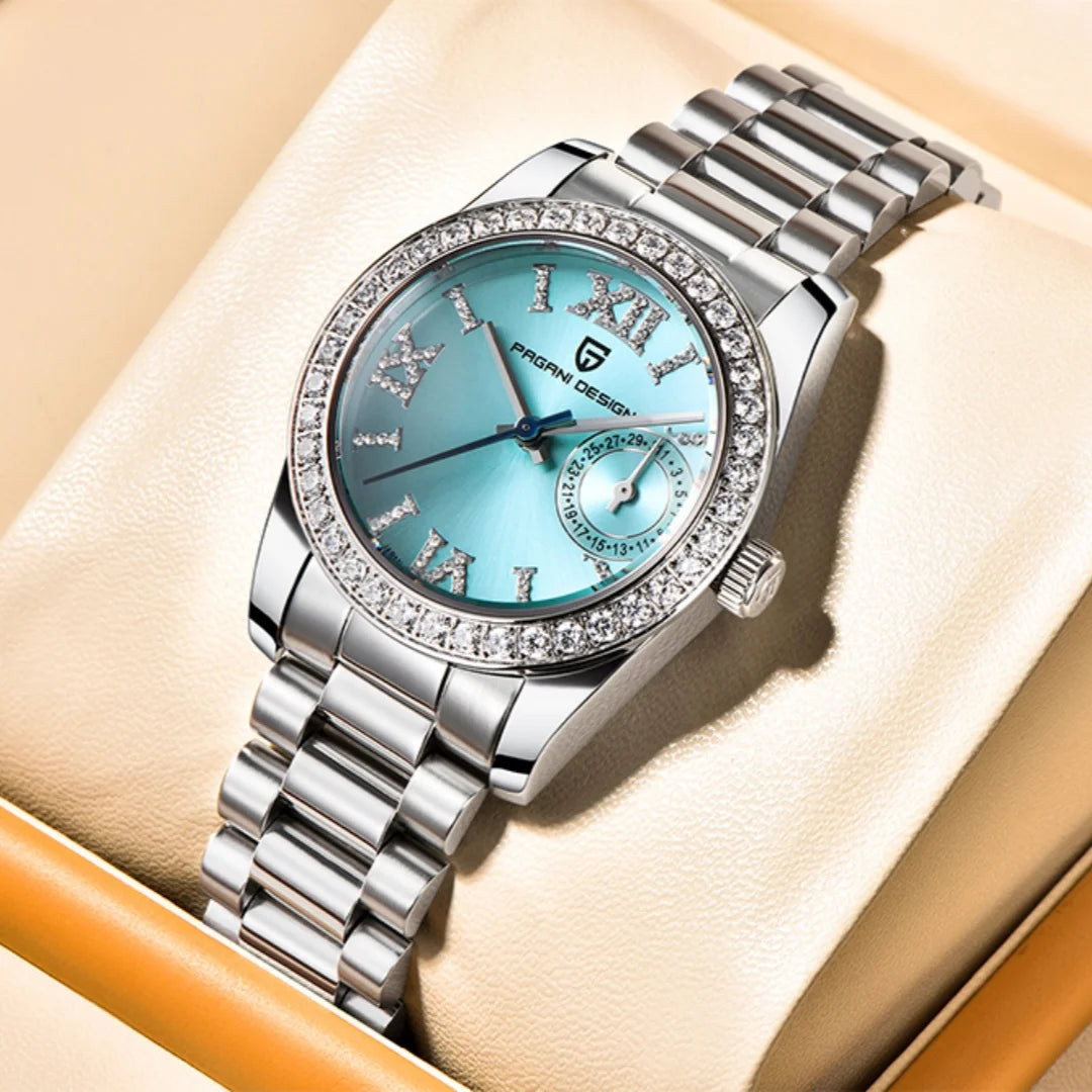 PAGANI DESIGN 32MM Women's Quartz Watch – Sapphire & Waterproof