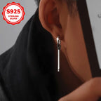 925 Sterling Silver Double Stick Earrings