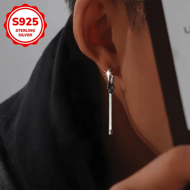 925 Sterling Silver Double Stick Earrings Main Image