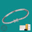 Moissanite Tennis Bracelet – 925 Sterling Silver, GRA Certified