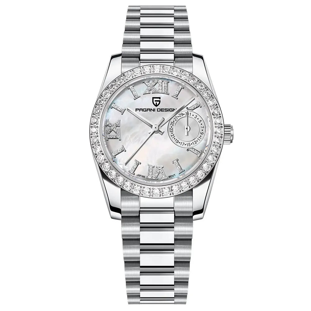 PAGANI DESIGN 32MM Women's Quartz Watch – Sapphire & Waterproof