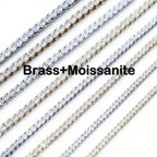Moissanite Tennis Bracelet – S925 Sterling Silver, GRA Certified