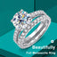 Luxury Moissanite Engagement Ring – 925 Sterling Silver