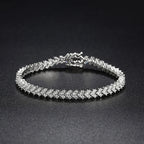 D VVS1 Moissanite Tennis Bracelet – 925 Sterling Silver