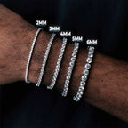 ESKEEM Moissanite Tennis Bracelet – Iced Out Hip-Hop Style