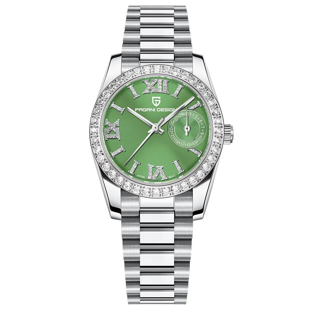 PAGANI DESIGN 32MM Women's Quartz Watch – Sapphire & Waterproof