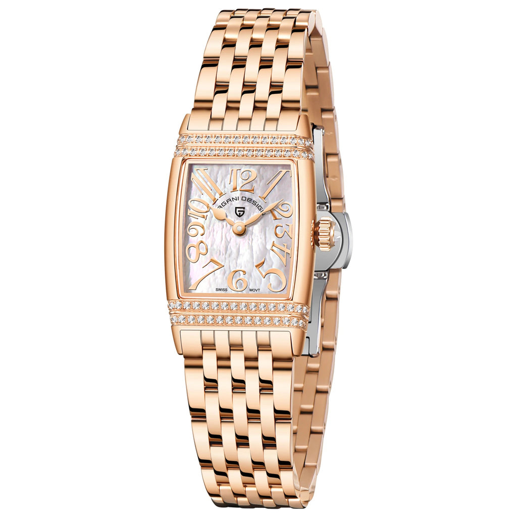 PAGANI DESIGN PD1737 Women's Quartz Watch – Sapphire & Stainless Steel