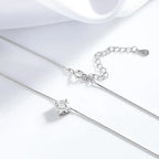 D VVS1 Moissanite Pendant Necklace – 925 Sterling Silver