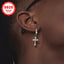 925 Sterling Silver Cross Earrings