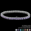D VVS1 Moissanite Tennis Bracelet – 925 Sterling Silver, 4MM