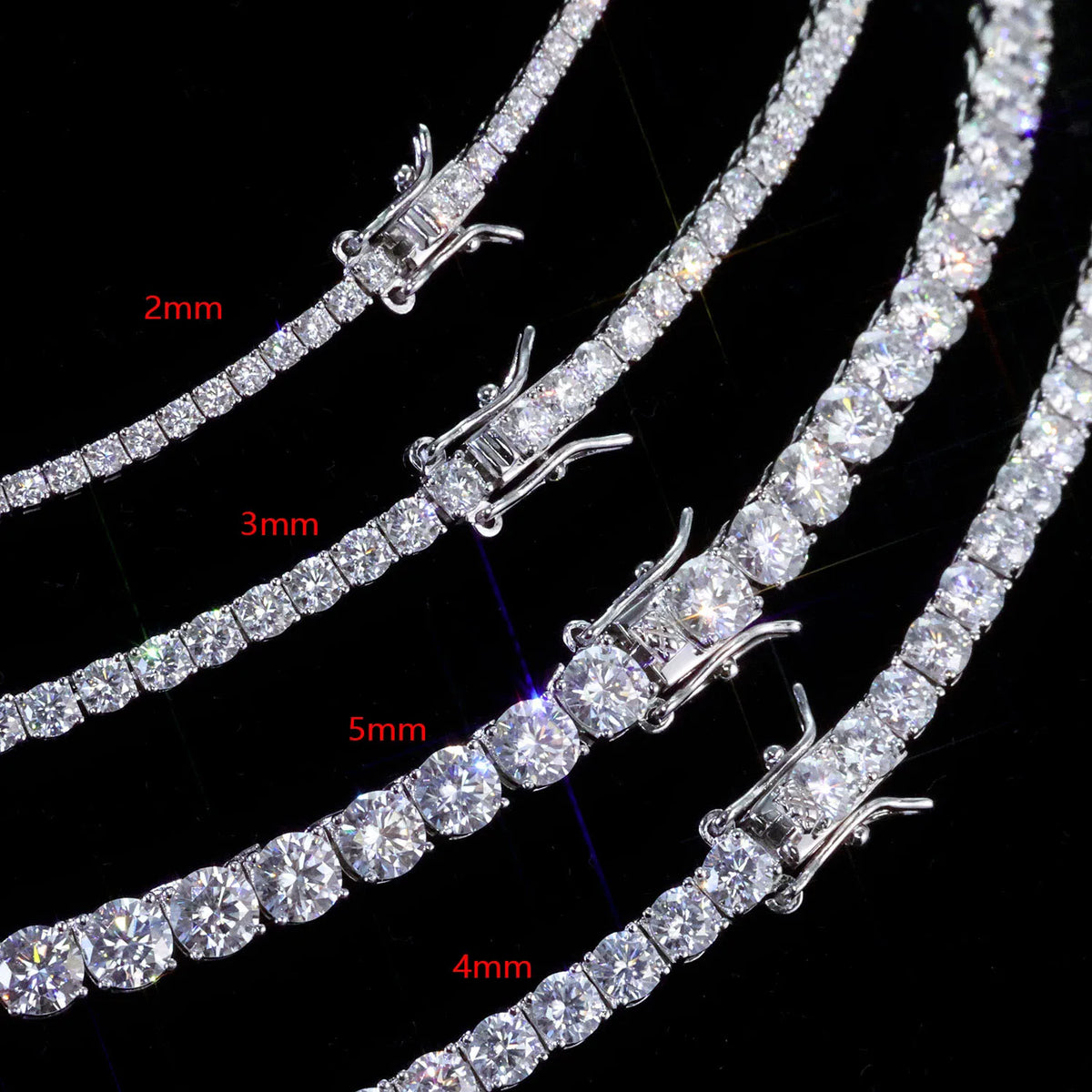 Moissanite Tennis Bracelet – S925 Sterling Silver, GRA Certified