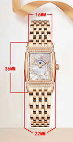 PAGANI DESIGN PD1737 Women's Quartz Watch – Sapphire & Stainless Steel