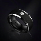 Diamond Ring Tungsten Couple Wedding Bands – Luxury Personalized Rings
