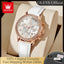OLEVS 9933 Women's Quartz Watch – Luxury Leather Strap & Chronograph