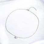 D VVS1 Moissanite Pendant Necklace – 925 Sterling Silver