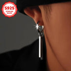 925 Sterling Silver Double Stick Earrings