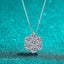 D VVS1 Moissanite Pendant Necklace – 925 Sterling Silver