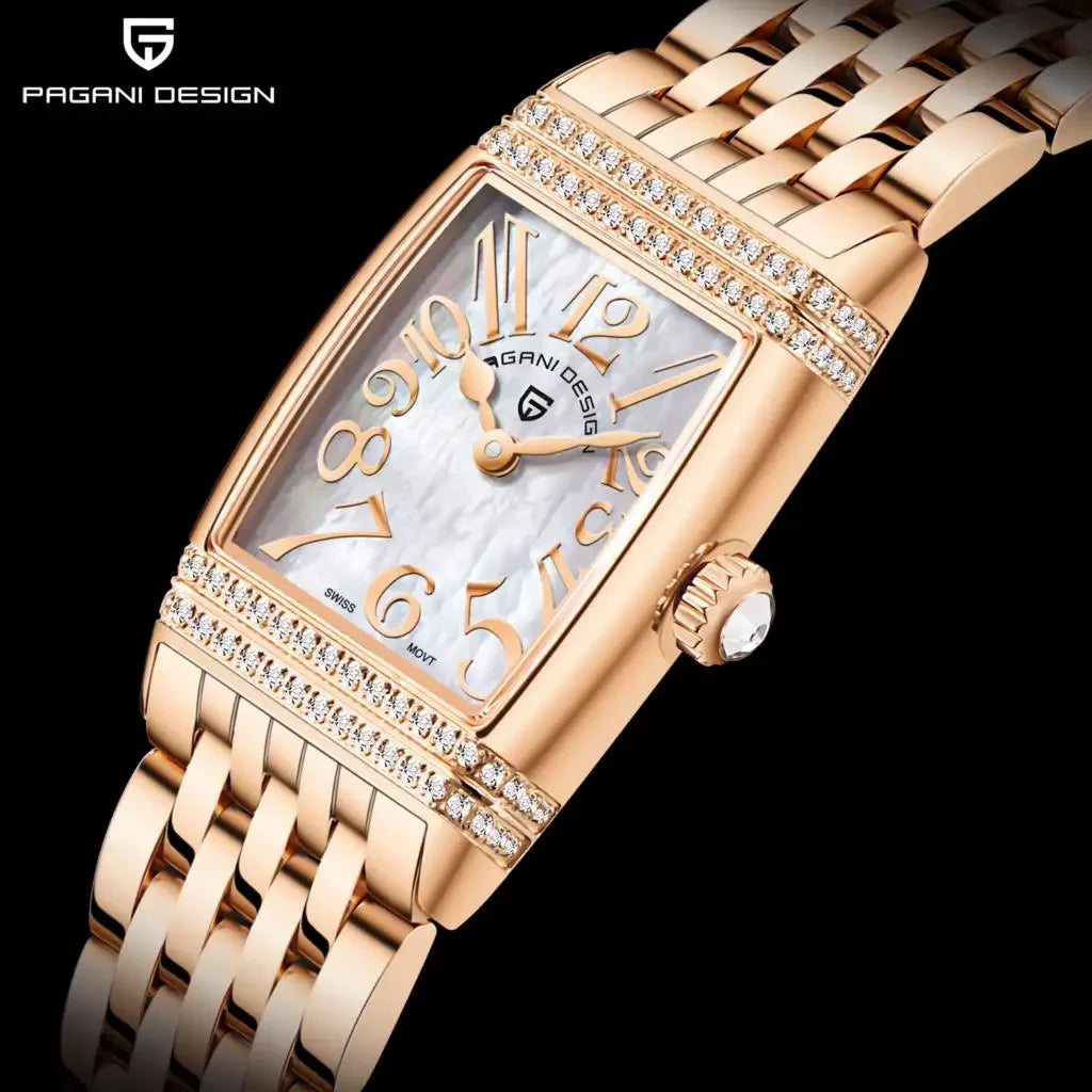 PAGANI DESIGN PD1737 Women's Quartz Watch – Sapphire & Stainless Steel