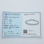 Moissanite Tennis Bracelet – S925 Sterling Silver, GRA Certified