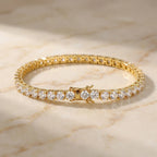 Moissanite Tennis Bracelet – 925 Sterling Silver, GRA Certified