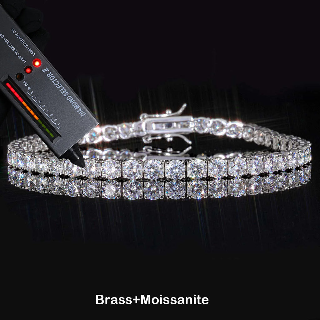 ESKEEM Moissanite Tennis Bracelet – Iced Out Hip-Hop Style