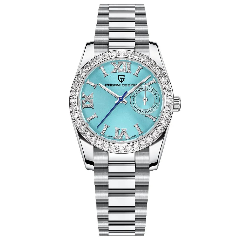 PAGANI DESIGN 32MM Women's Quartz Watch – Sapphire & Waterproof