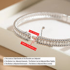 2MM D Moissanite Hoop Bangle – S925 Sterling Silver
