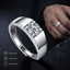 1CT Moissanite Ring for Men – 925 Sterling Silver Adjustable