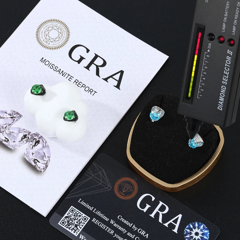 925 Sterling Silver Black Snake Earrings – Green Zircon Gothic Style