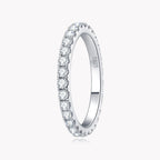 2MM Moissanite Ring – 925 Sterling Silver Elegant Jewelry