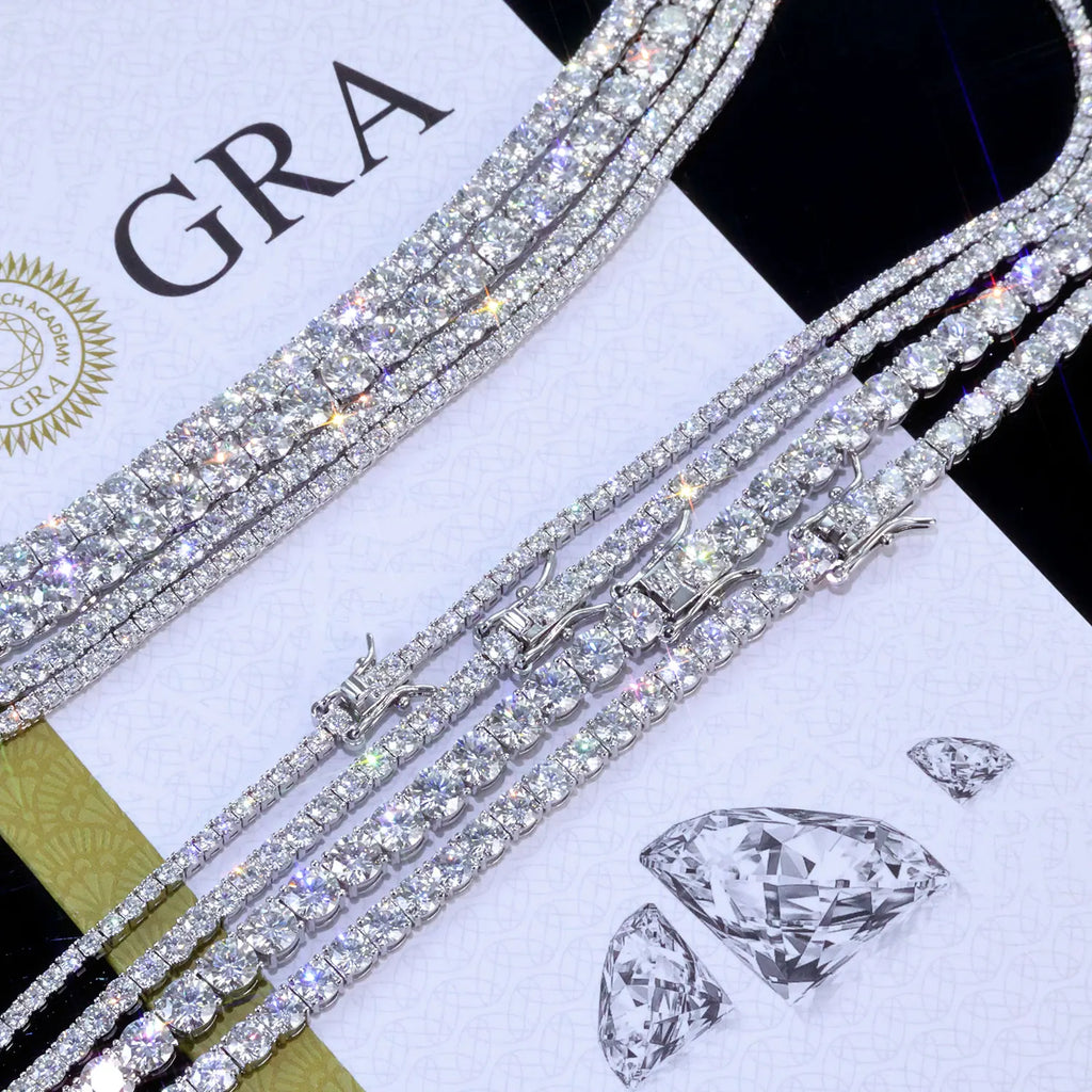 ESKEEM Moissanite Tennis Bracelet – Iced Out Hip-Hop Style