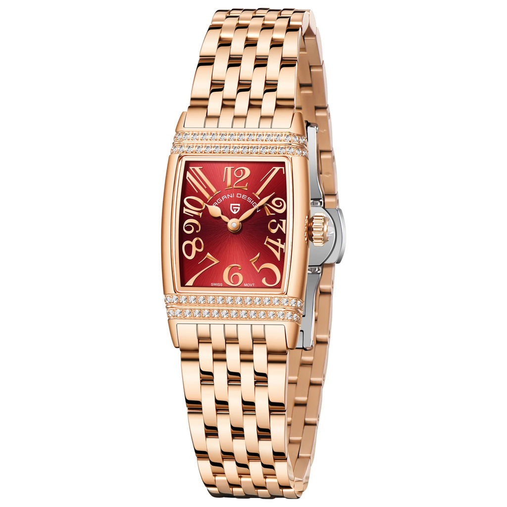 PAGANI DESIGN PD1737 Women's Quartz Watch – Sapphire & Stainless Steel