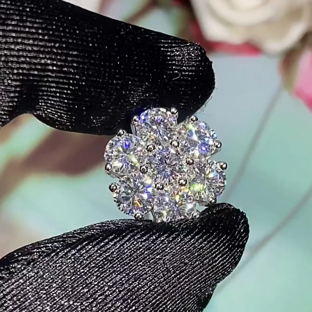 D VVS1 Moissanite Pendant Necklace – 925 Sterling Silver