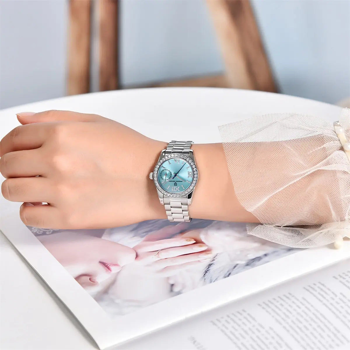 PAGANI DESIGN 32MM Women's Quartz Watch – Sapphire & Waterproof