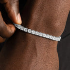 ESKEEM Moissanite Tennis Bracelet – Iced Out Hip-Hop Style