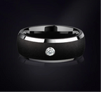 Diamond Ring Tungsten Couple Wedding Bands – Luxury Personalized Rings