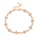 Moissanite Chain Bracelet – S925 Sterling Silver, Luxury Sparkle