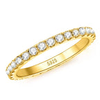 2MM Moissanite Ring – 925 Sterling Silver Elegant Jewelry