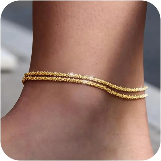 Dainty Layered Anklet