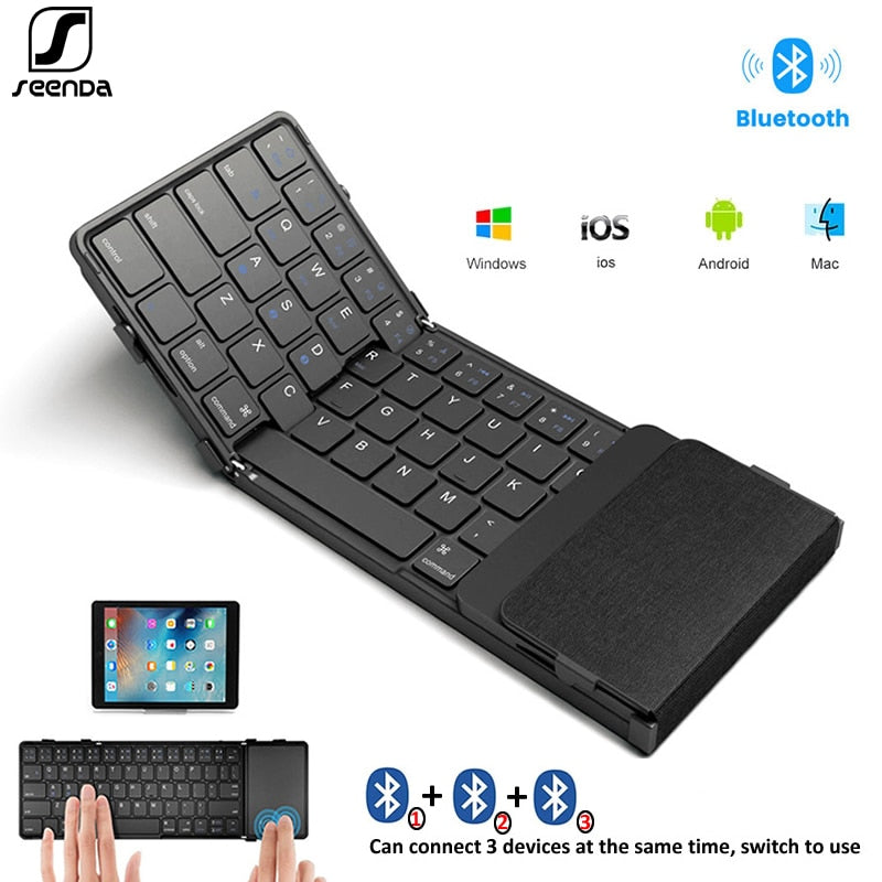 Tri-Folding Wireless Keyboard
